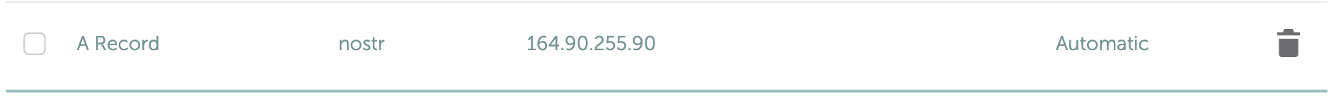nostr domain record